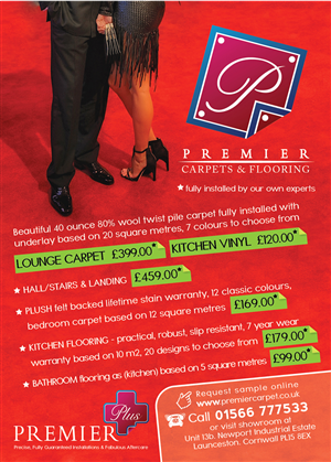 Advertisement Design by David for Premiercarpets & flooring | Design: #1021357