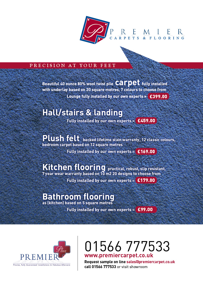 Advertisement Design by Sabrina Taddei for Premiercarpets & flooring | Design #1022235