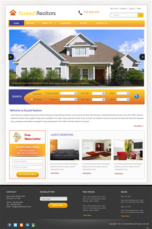 Web Design by pb for ExIT | Design: #1025871