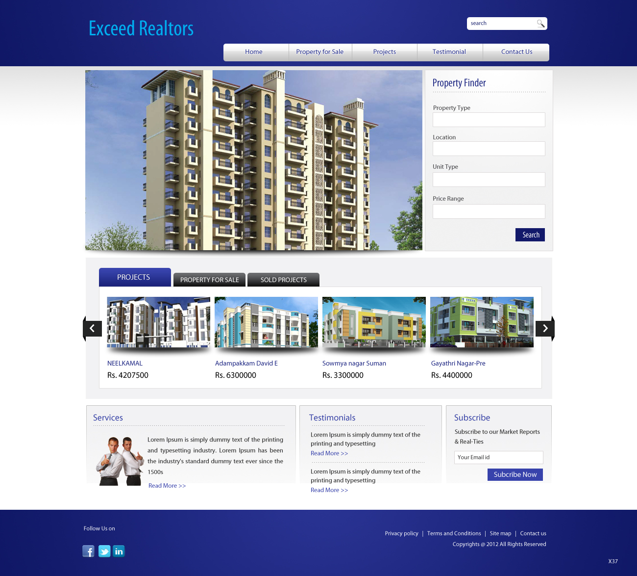Web Design by pb for ExIT | Design #1025884