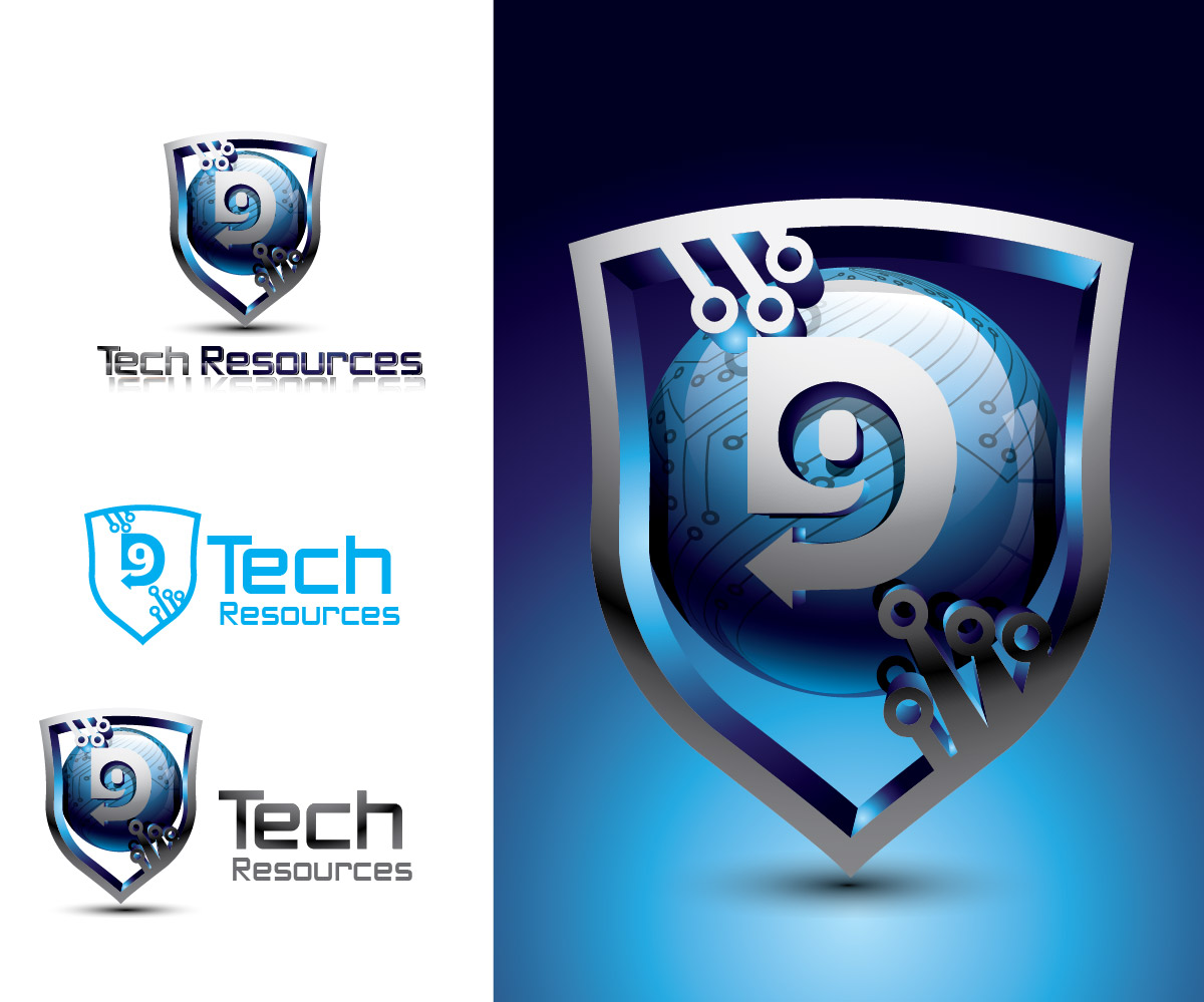 Logo Design by dbrain for D9Tech Resources LLC | Design: #3858632