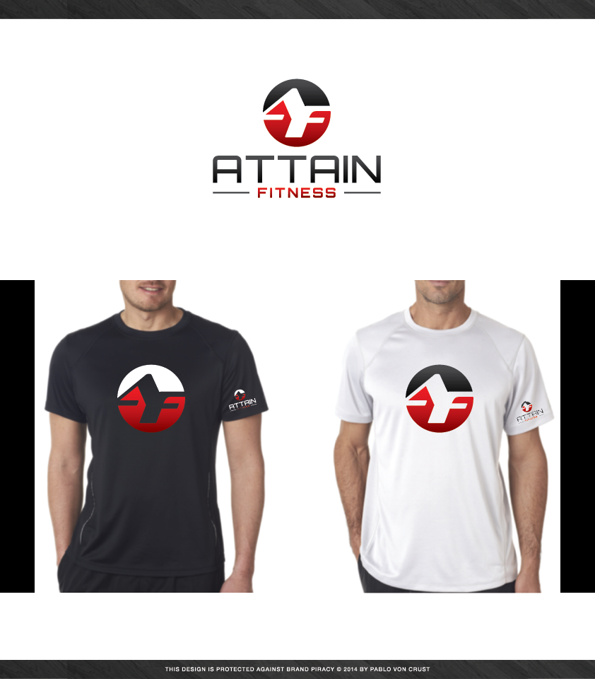 Logo Design by Pablo Von Crust for Attain Fitness | Design: #3851483