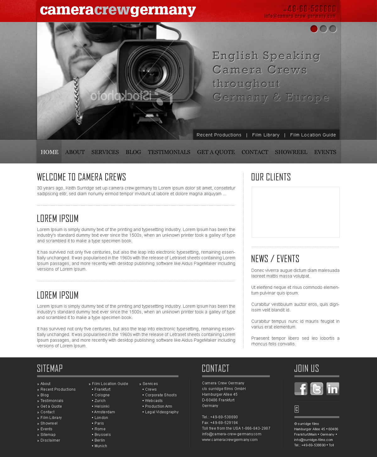 Web Design by Tebu Kurian for this project | Design #127582