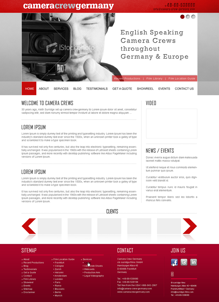 Web Design by Tebu Kurian for this project | Design #130423