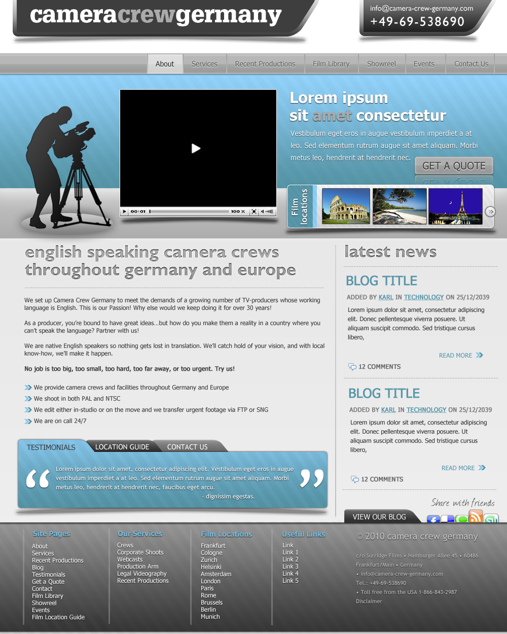 Web Design by Design Monkey (jim) for this project | Design #128850
