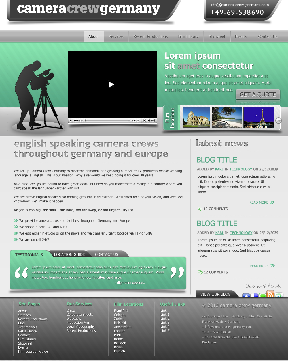 Web Design by Design Monkey (jim) for this project | Design #128859