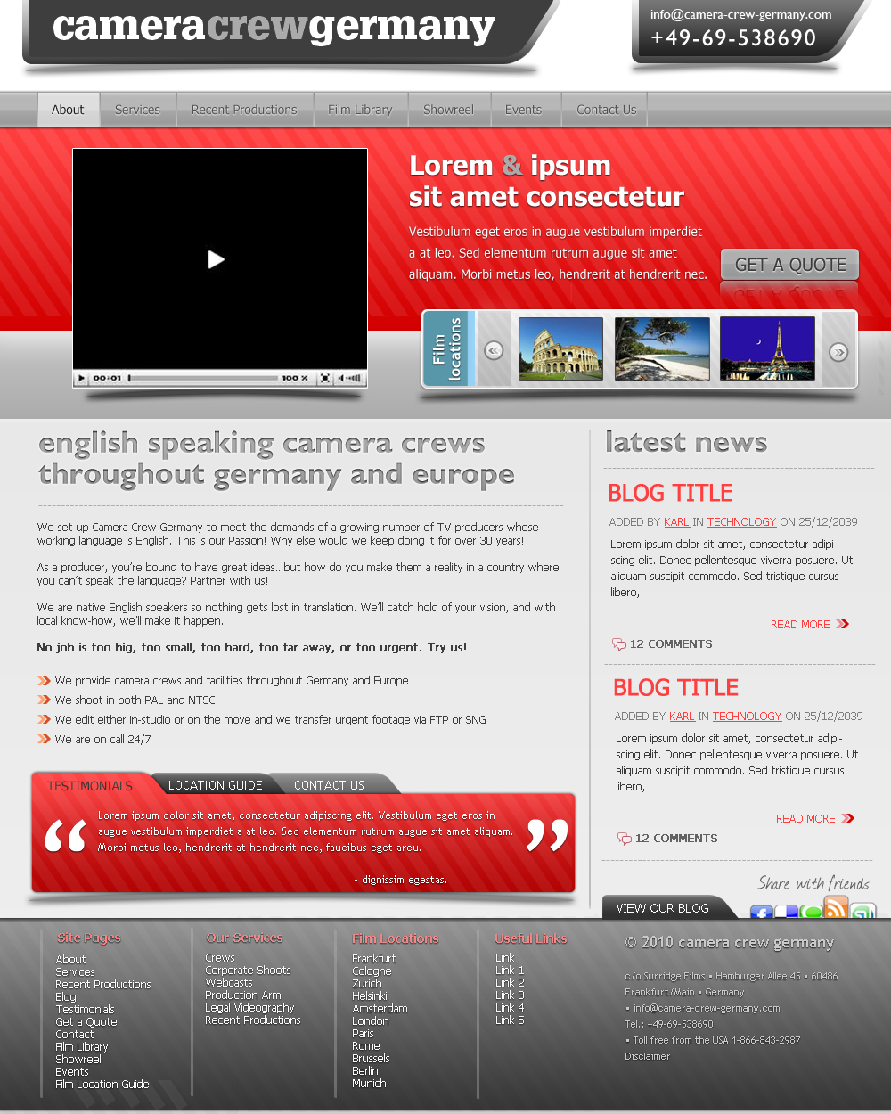 Web Design by Design Monkey (jim) for this project | Design #129928