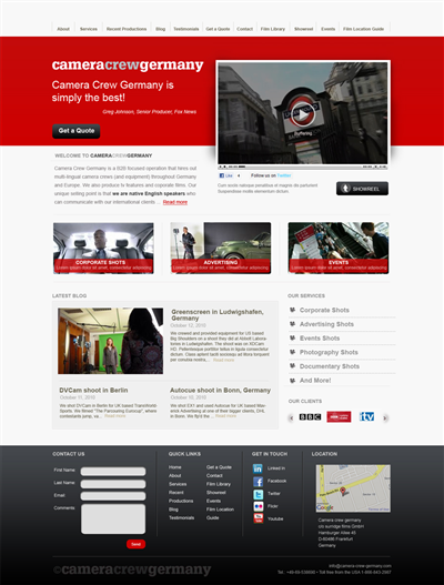 Web Design by weathered83 for this project | Design: #130339
