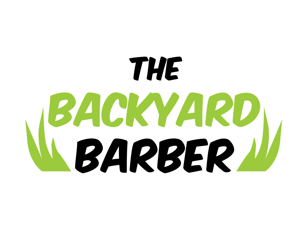 Logo Design by bearinmind for the backyard barber | Design #3879086