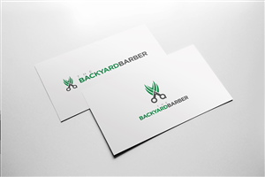 Logo Design by Alexis for the backyard barber | Design #3854573