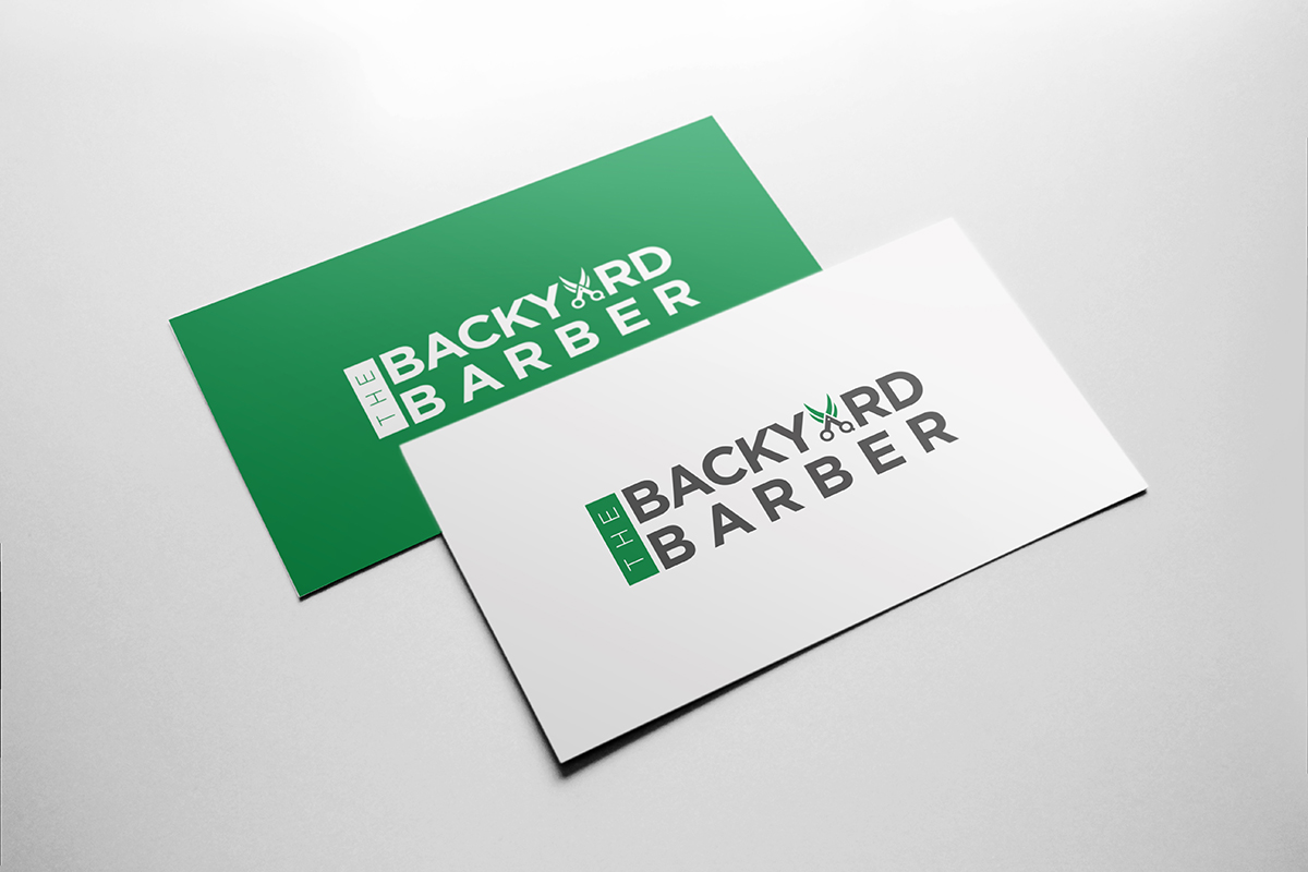 Logo Design by Alexis for the backyard barber | Design #3857351