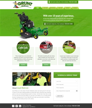Diseño Wordpress por Emmanuel para Grunt Work, LLC | Diseño: #3840512