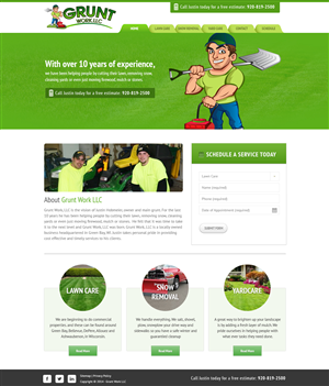 Diseño Wordpress por Emmanuel para Grunt Work, LLC | Diseño: #3840515