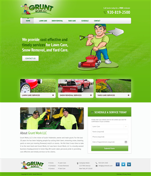 Grunt Work, LLC Web Design | Diseño Wordpress por Emmanuel