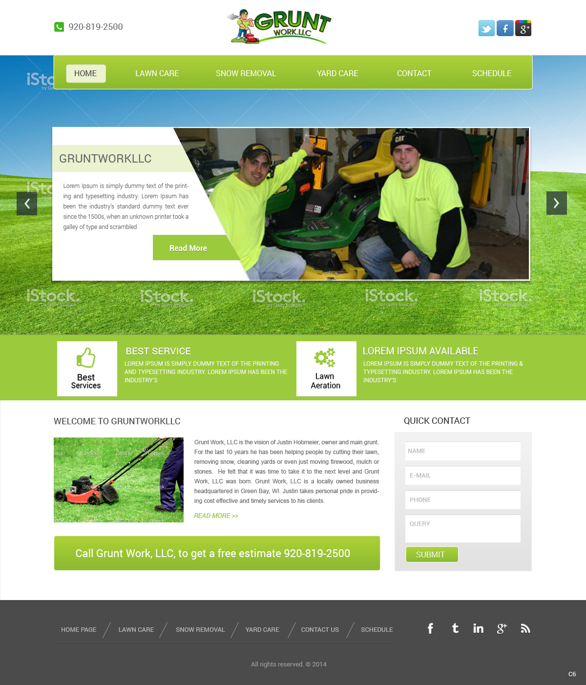Diseño Wordpress por pb para Grunt Work, LLC | Diseño #3843259