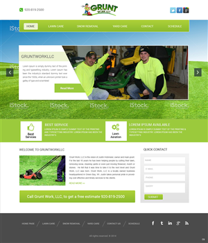 Diseño Wordpress por pb para Grunt Work, LLC | Diseño: #3843259