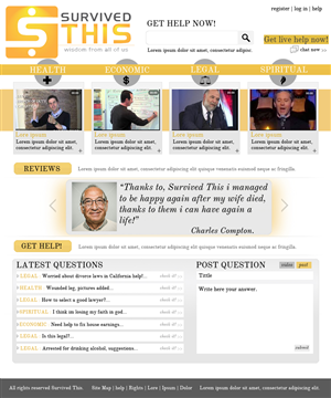 Wordpress Design by Marouk for this project | Design: #1082063