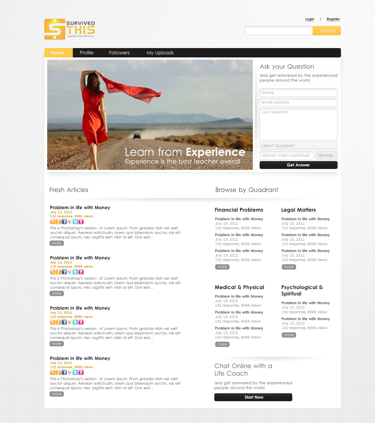Wordpress Design by WirePaper for this project | Design #1084917