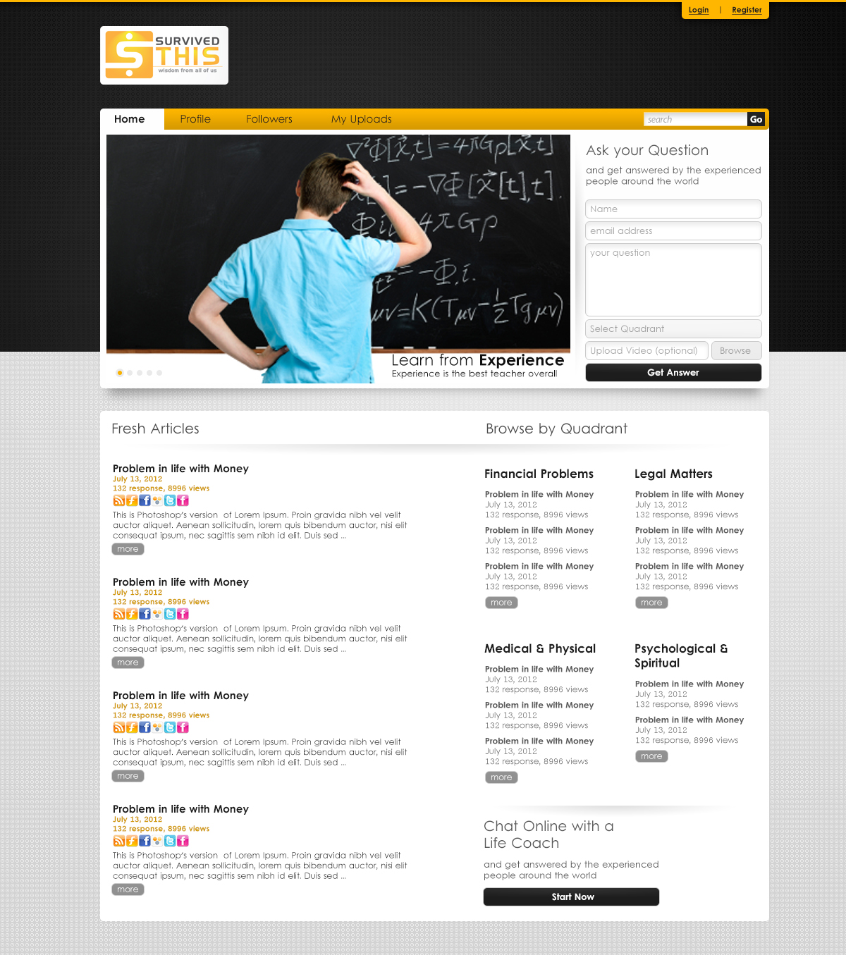 Wordpress Design by WirePaper for this project | Design #1095576