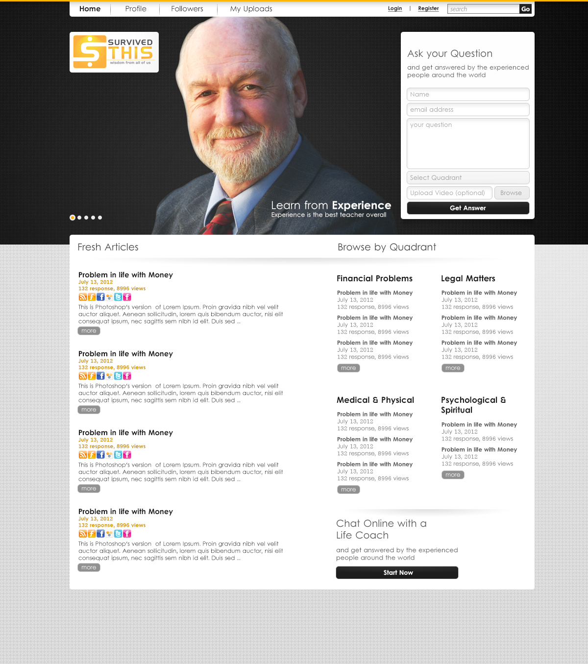 Wordpress Design by WirePaper for this project | Design #1095641