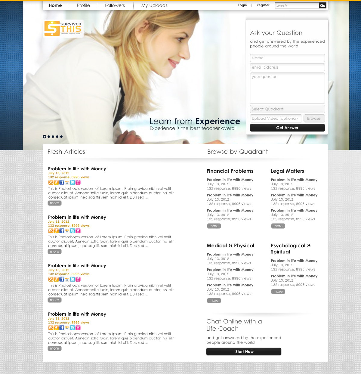 Wordpress Design by WirePaper for this project | Design #1095669