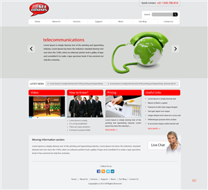 Web Design par pb pour Totalcom Corp Pty Ltd | Design : #1051409