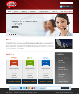 Web Design par pb pour Totalcom Corp Pty Ltd | Design : #1053146