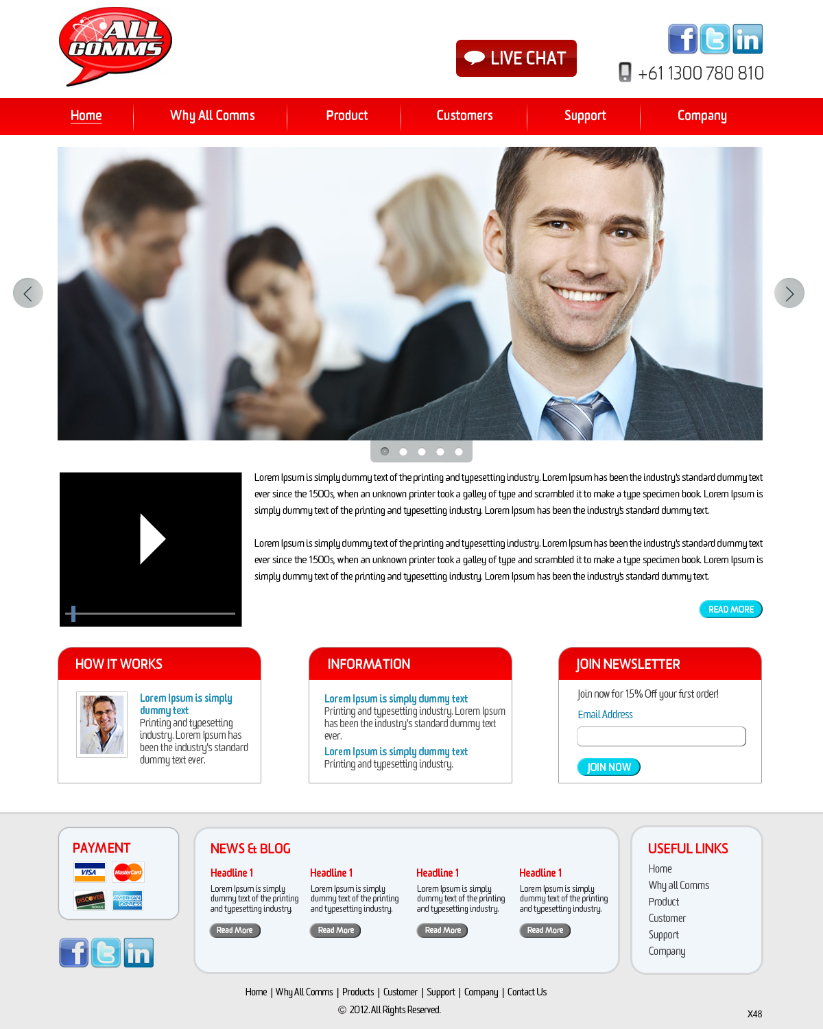 Diseño Web por pb para Totalcom Corp Pty Ltd | Diseño #1056054