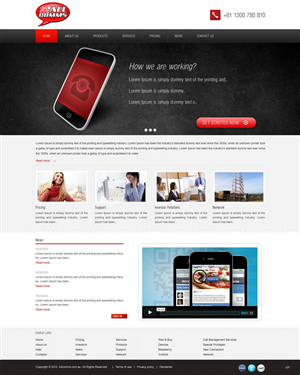 Web Design par pb pour Totalcom Corp Pty Ltd | Design : #1059014