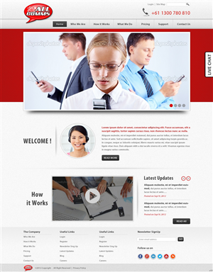 Web Design par pb pour Totalcom Corp Pty Ltd | Design : #1059019
