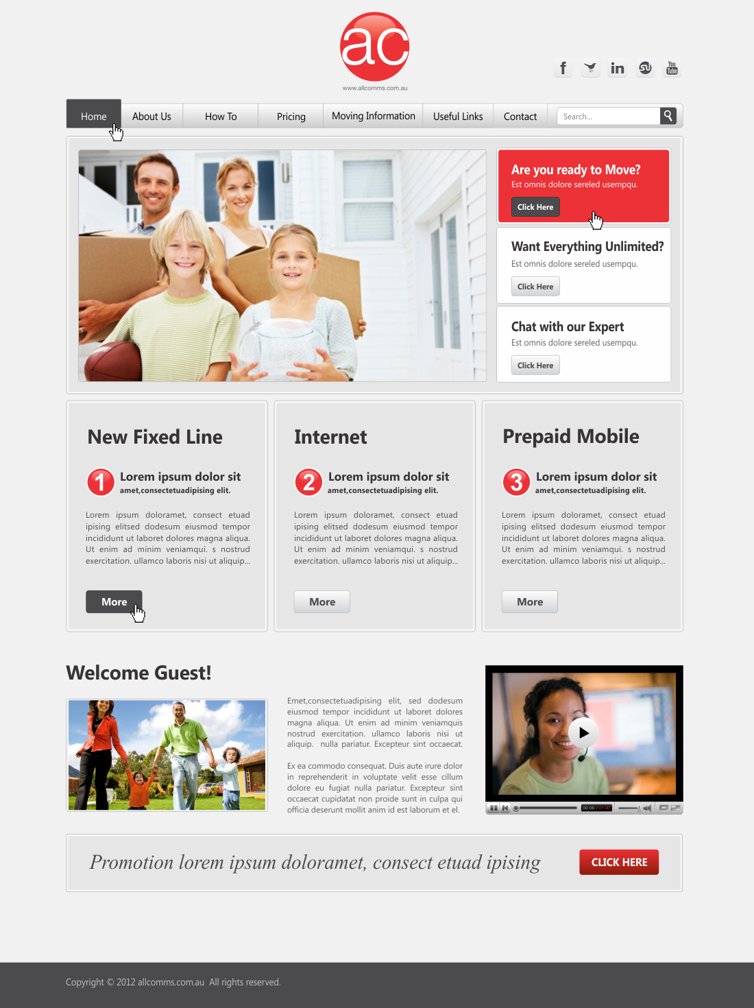 Web-Design von CreativeIyke für Totalcom Corp Pty Ltd | Design #1063966