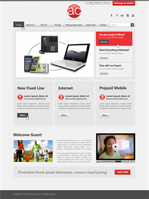 Web Design by CreativeIyke for Totalcom Corp Pty Ltd | Design: #1067679