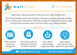 Postcard Design by Sbss for Watt Ease | Design: #3862819