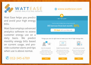 Postcard Design by Sbss for Watt Ease | Design: #3862822