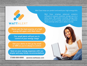 Postcard Design by Sbss for Watt Ease | Design: #3863524