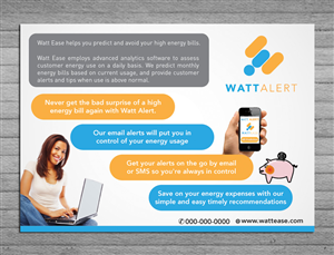 Postcard Design by Sbss for Watt Ease | Design: #3863528