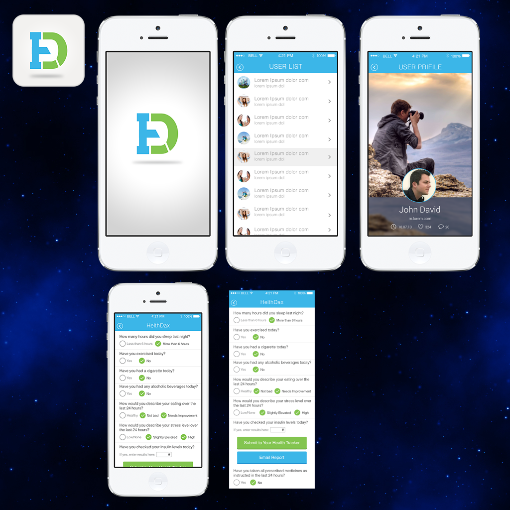 App Design by Jay Patel for this project | Design: #3846586