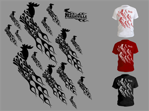 T-shirt Design Project for Hot Chicken Capital of the World