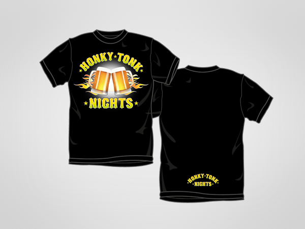 T-shirt Design by GLDesigns for Honkytonk Threads | Design #1024324