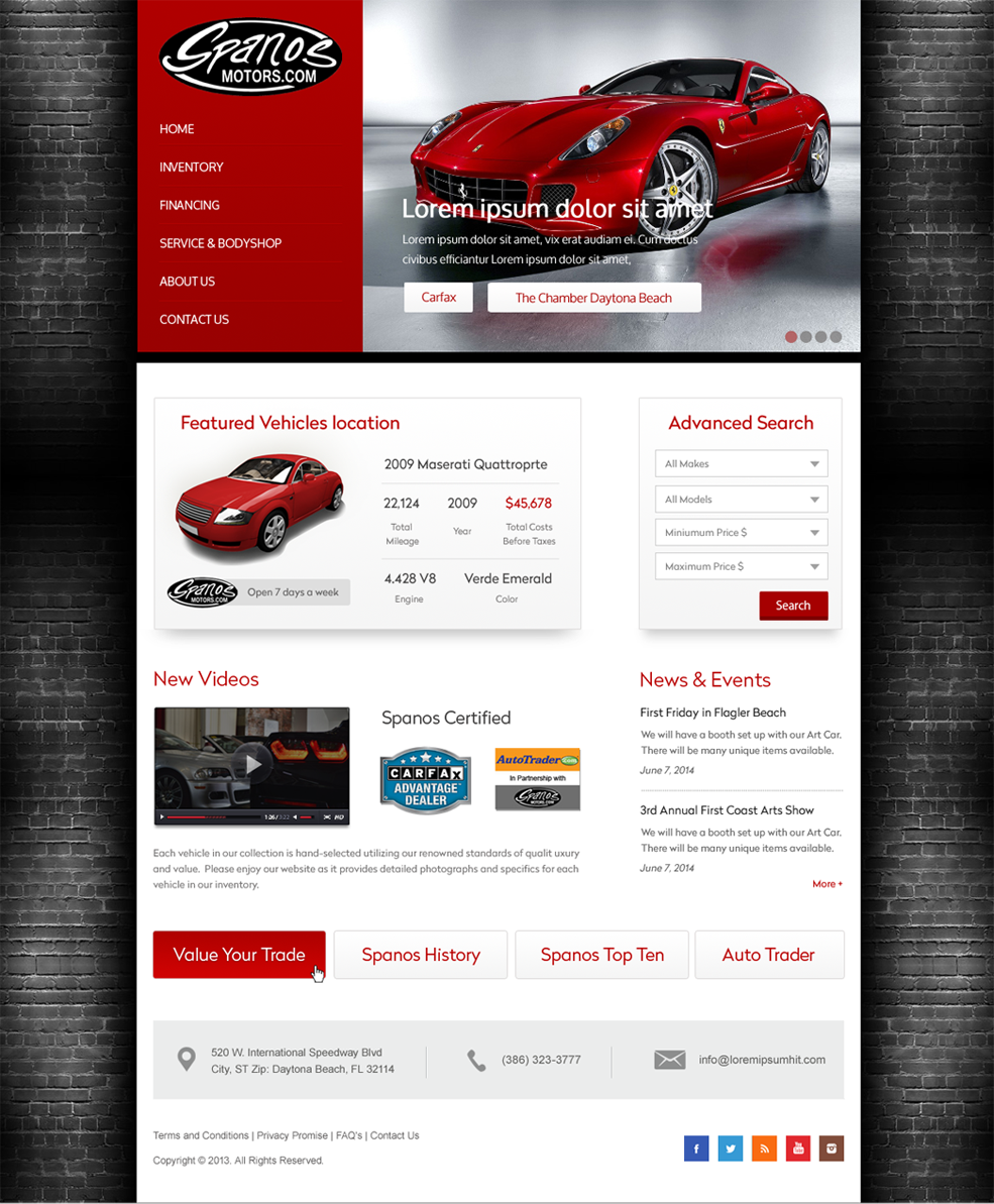 Diseño Web por Infinity Pix para AutoRevo | Diseño #3848287