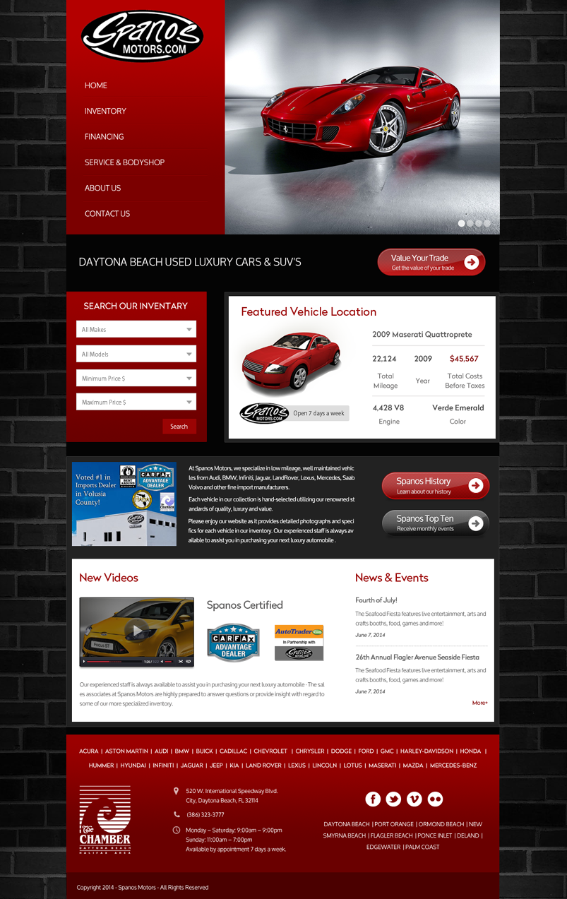 Web Design by Infinity Pix for AutoRevo | Design #3980607