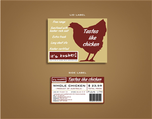 Aufkleber-Design von Amduat Design für its kosher | Design: #1020561