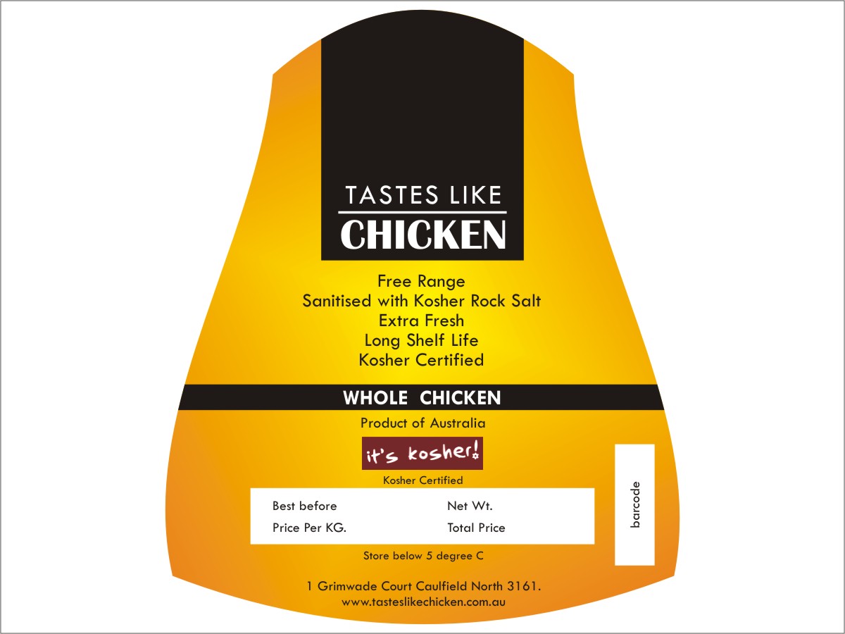 Sticker Design by Vivek Modha for its kosher | Design #1031204