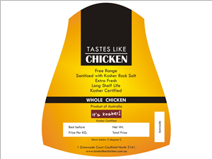 Sticker Design by Vivek Modha for its kosher | Design: #1031204