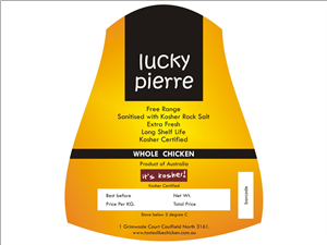 Sticker Design by Vivek Modha for its kosher | Design: #1031335