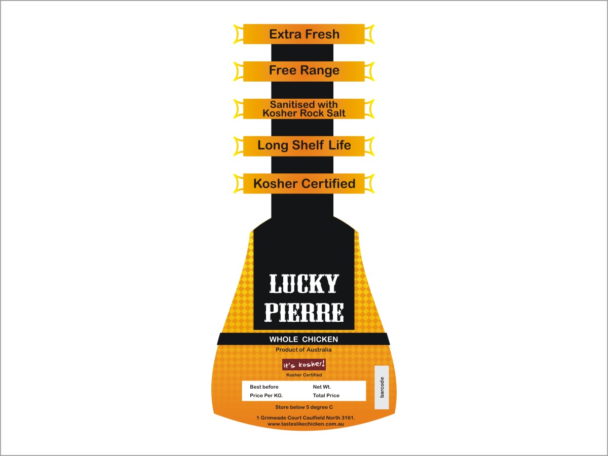 Sticker Design by Vivek Modha for its kosher | Design #1045542