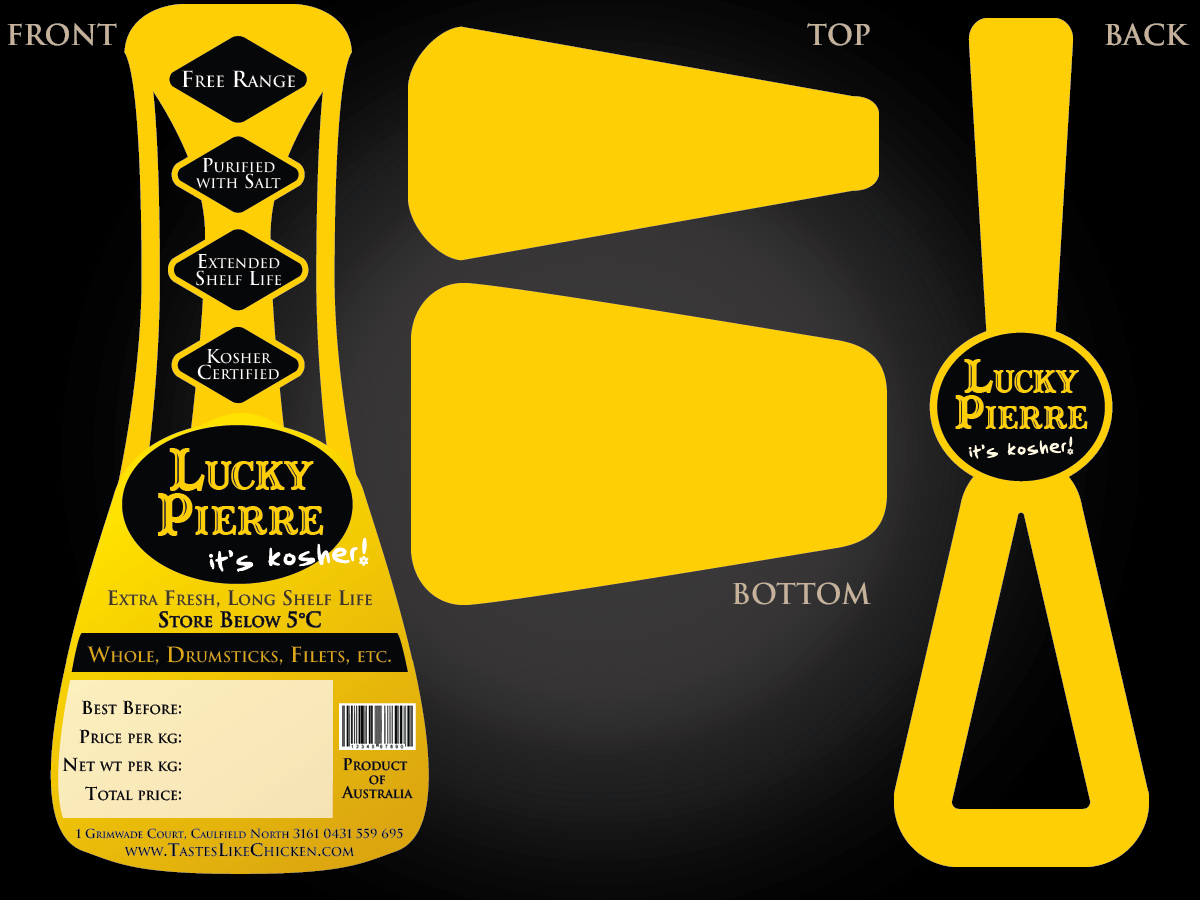 Sticker Design by Meow Mix for its kosher | Design #1047127