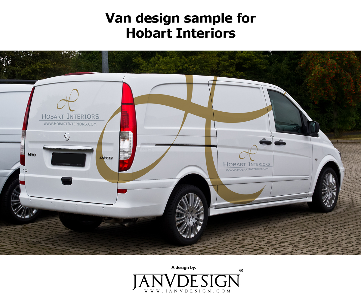 Logo Design by janvdesign.com for Hobart Interiors | Design #3849561