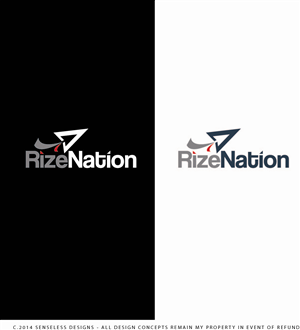 Logo Design by Senseless for Rize Nation LLC | Design: #4773759
