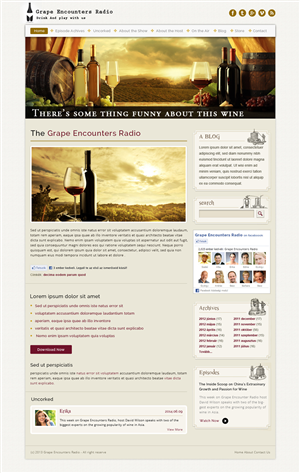 Wordpress Design by OM for this project | Design: #3896724